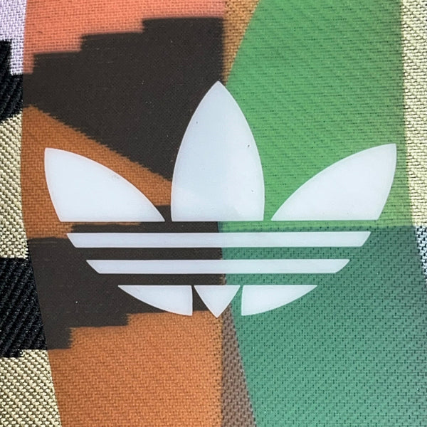 Adidas Unisex Multi-Color Patchwork Adjustable Strap Trefoil Logo Waist Bag