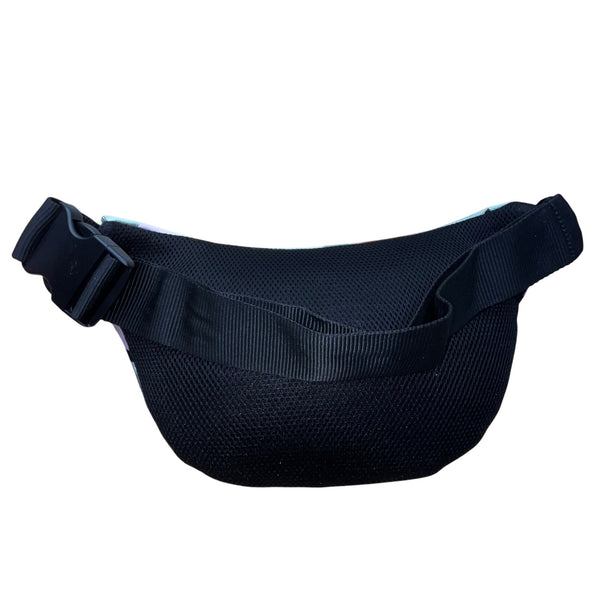 Adidas Unisex Multi-Color Patchwork Adjustable Strap Trefoil Logo Waist Bag