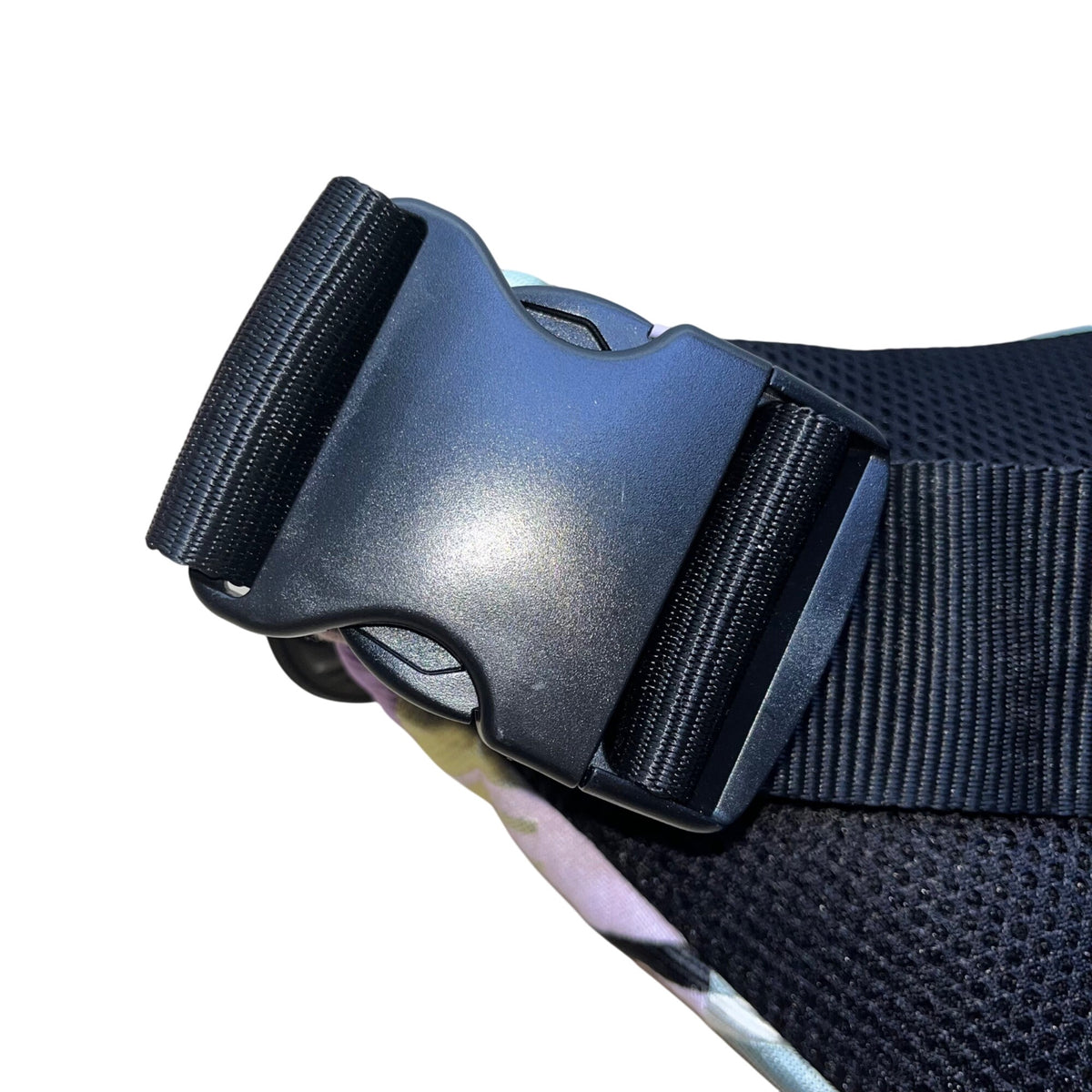 Adidas Unisex Multi-Color Patchwork Adjustable Strap Trefoil Logo Waist Bag