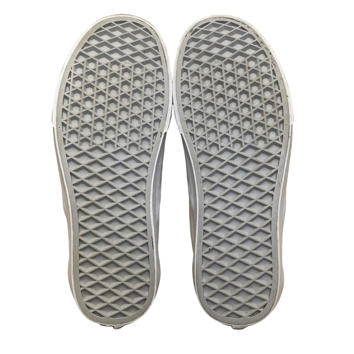 Vans Unisex White Canvas Low Top Slip-On Flat Sneakers Size W7/M5.5