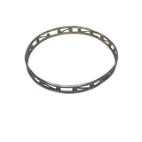 Vintage Silver-Plated Openwork Swirl Design Bangle Bracelet Womens Jewelry