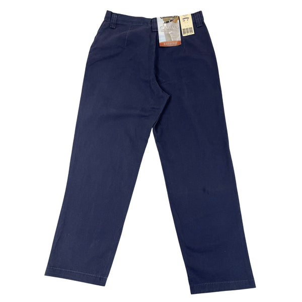 Riders By Lee Womens Navy Blue Casuals Eased Fit Twill Pants Size10P- New