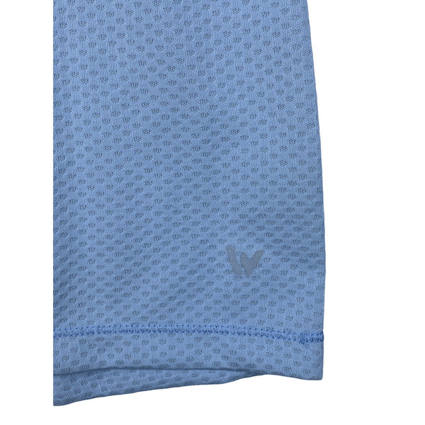 White Sierra Womens Long Sleeve Wicking Top Blue L New