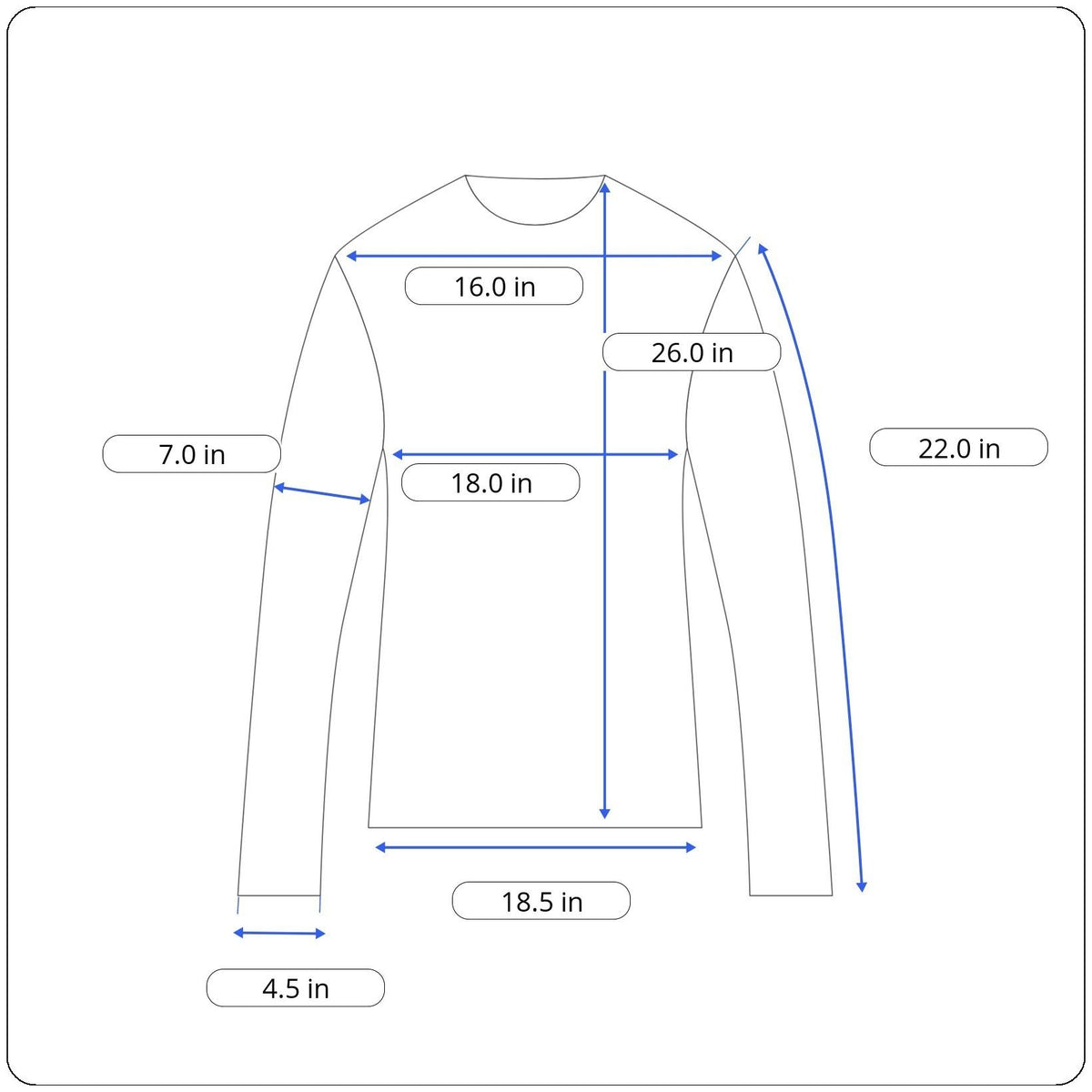 White Sierra Womens Long Sleeve Wicking Top Blue L New