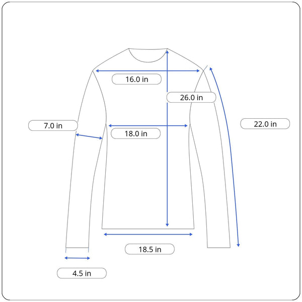 White Sierra Womens Long Sleeve Wicking Top Blue L New