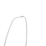 Silver Womens Turquoise Teardrop Pendant Necklace