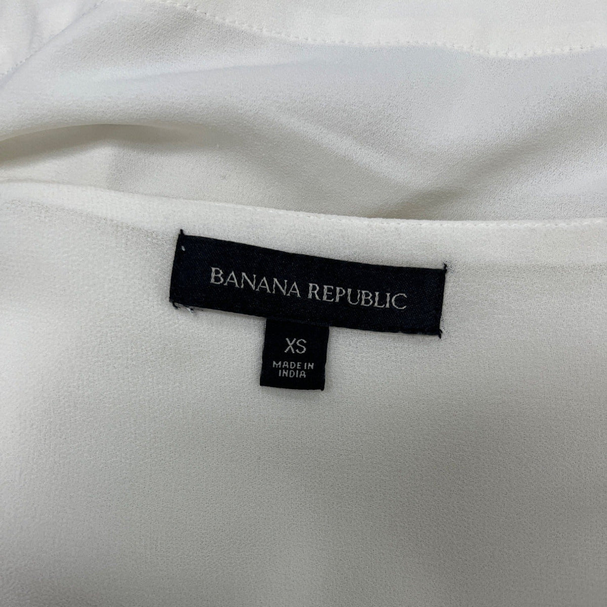 Banana Republic Sleeveless White Top With Sheer Size XS