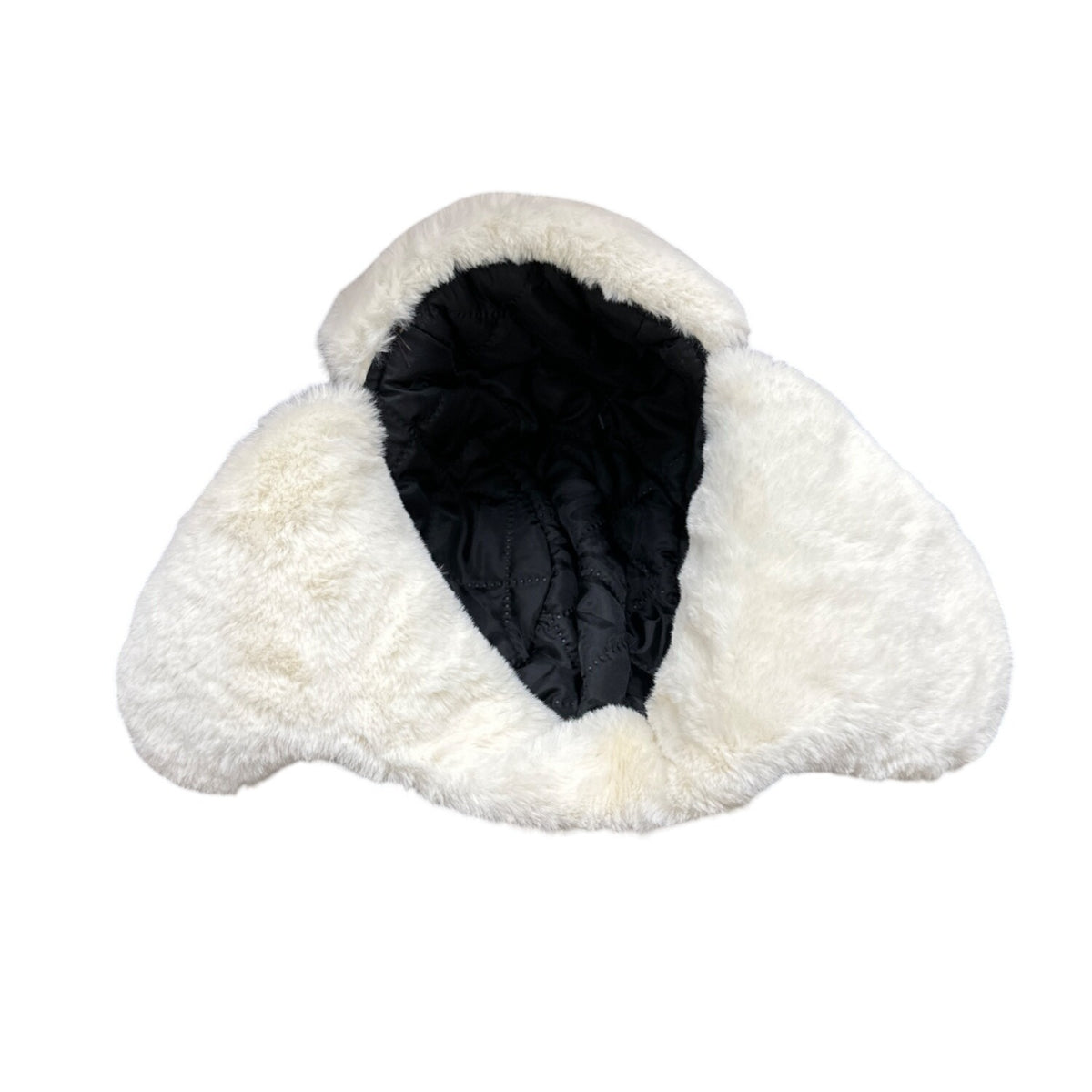 High Desert Gear Unisex Corduroy Faux Fur Trapper Ear Flaps Brown Cream One Size