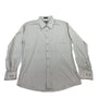 Jos. A. Bank Stays Cool Mens White & Blue Striped Dress Shirt Size 17-33