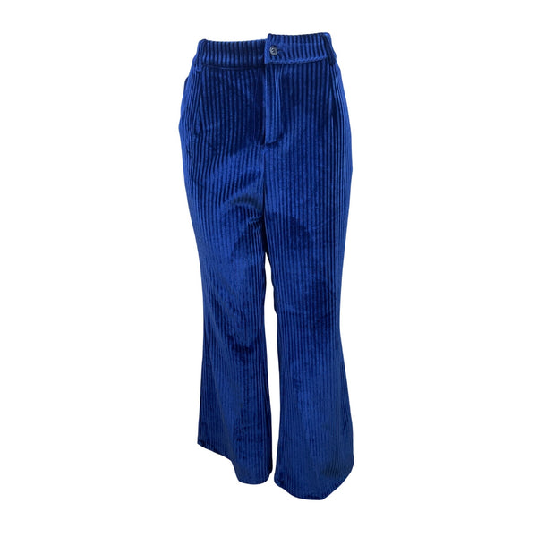 Lisueyne Collection Blue Velvet Women’s 2-Piece Suit Blazer & Pants Sz XL
