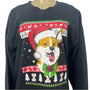 WinWin Unisex Black Christmas Sweater Sz M L - NWT