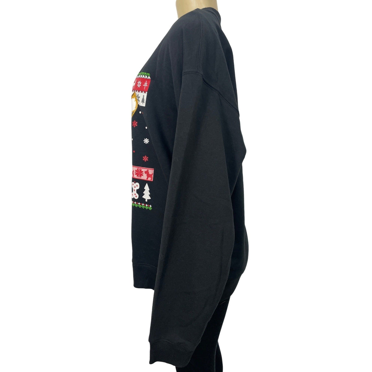 WinWin Unisex Black Christmas Sweater Sz M L - NWT