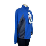 North End Women's Zip Up Long Sleeve Blue Sweater Sz M - NWT