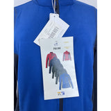 North End Women's Zip Up Long Sleeve Blue Sweater Sz M - NWT