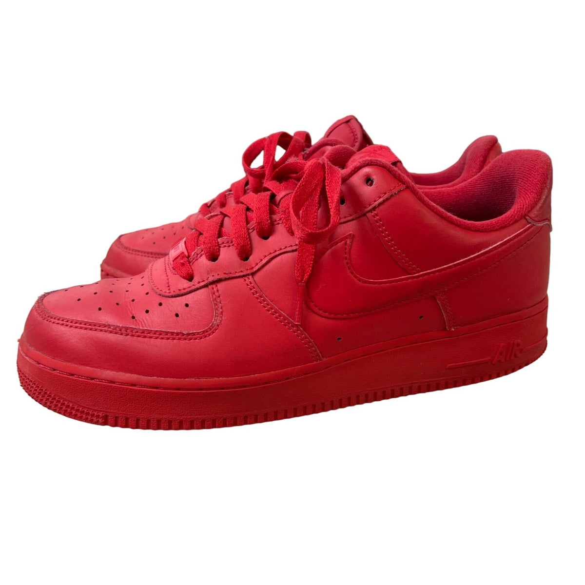 Nike Men's Crimson Red Air Force One Sneakers Sz 11