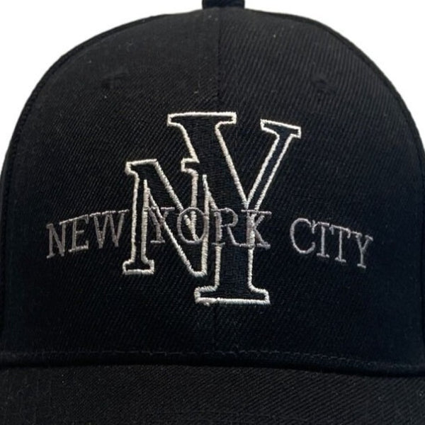 NYC 1664 New York City Men's Black Baseball Cap Hat - NWT