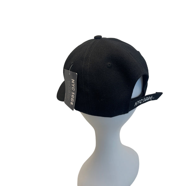 NYC 1664 New York City Men's Black Baseball Cap Hat - NWT