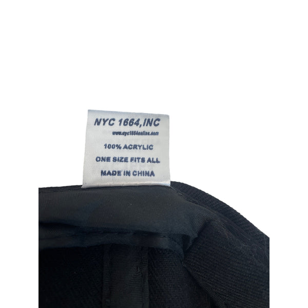 NYC 1664 New York City Men's Black Baseball Cap Hat - NWT