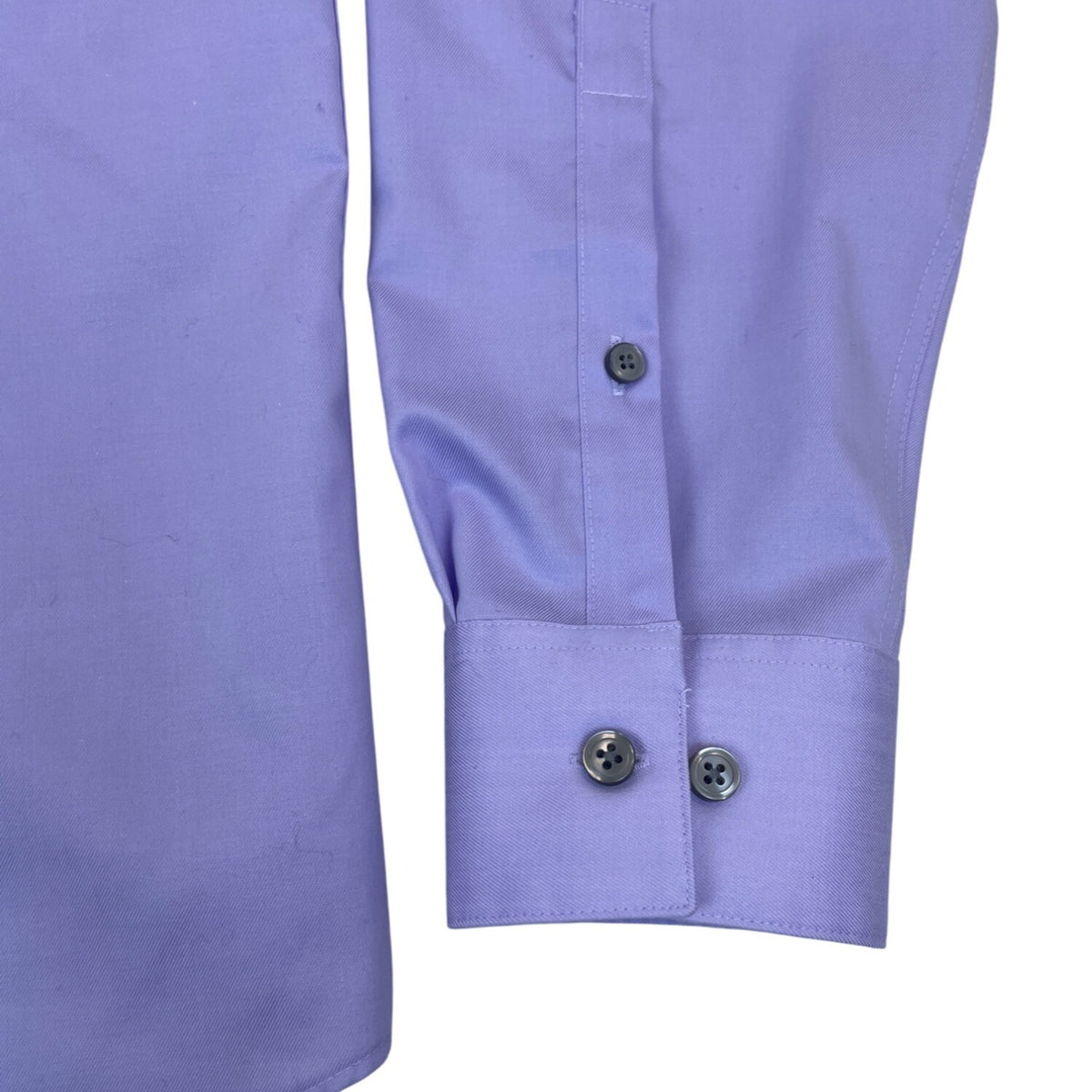 Calvin Klein Mens Slim Fit Lavender Dress Shirt With Stretch Collar Sz 16 32/33