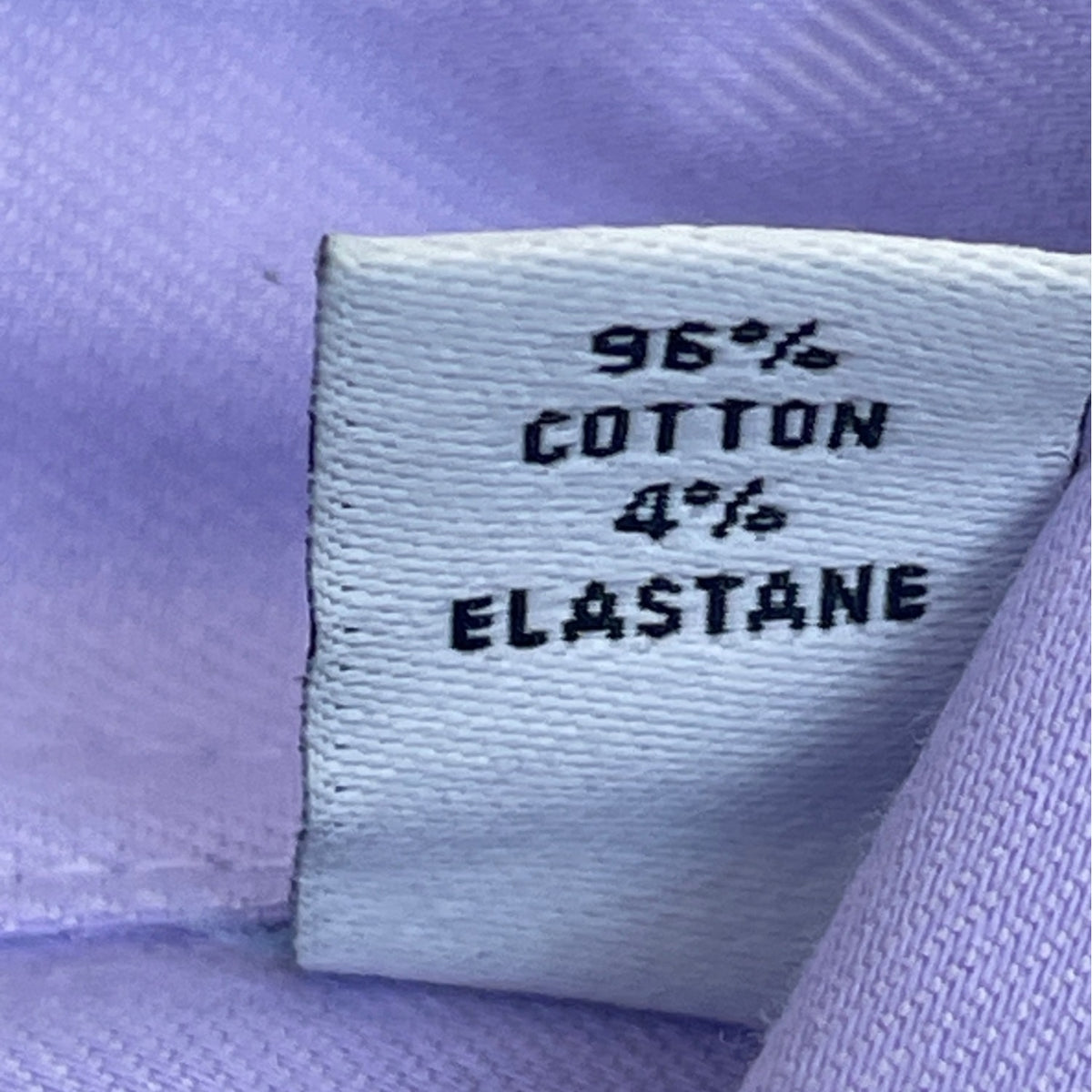 Calvin Klein Mens Slim Fit Lavender Dress Shirt With Stretch Collar Sz 16 32/33