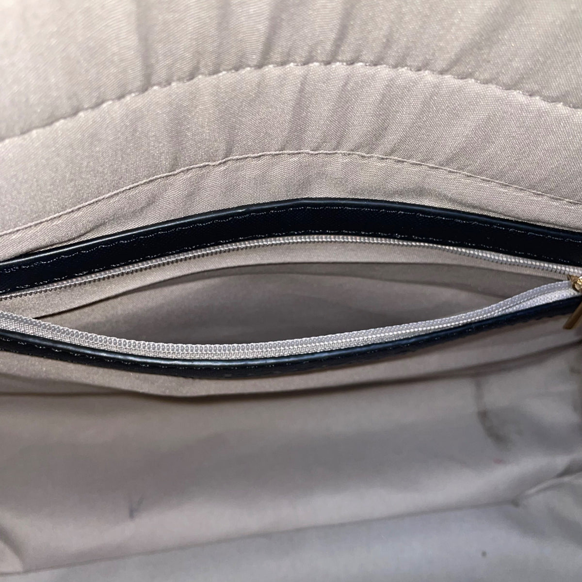 Dasein  Navy Blue Floral Faux Leather Tote Bag with matching wallet