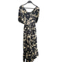 Who What Wear Womens Black & White Floral Dress Size L