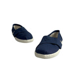 Toms Kids Boy Blue Tiny Canvas Classic Slip-On Shoes Sz 10