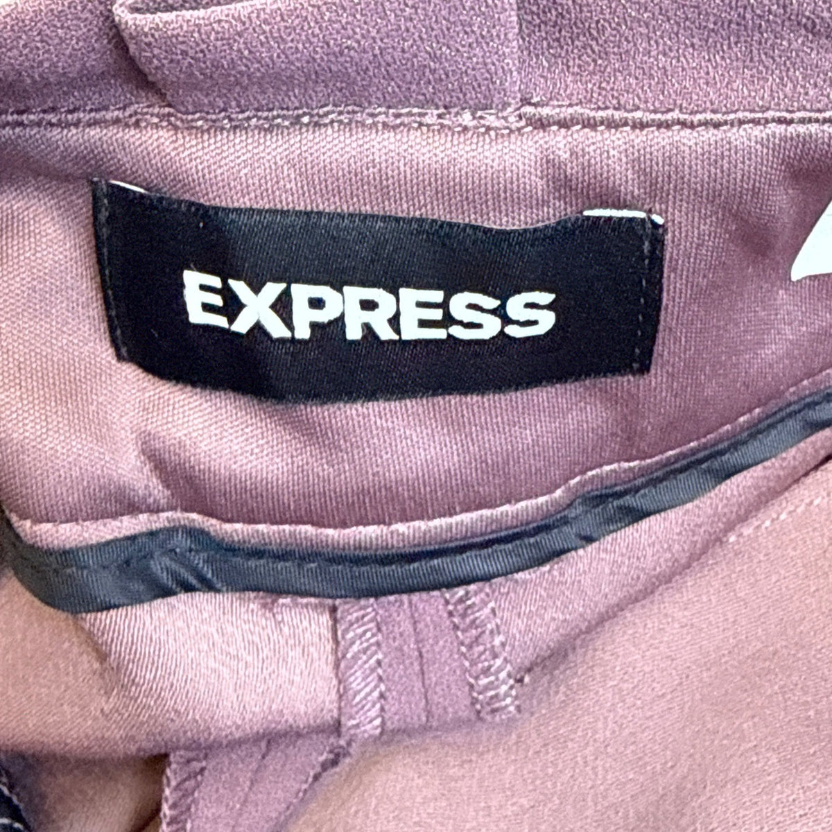 Express Women’s Purple High-Rise Ankle Pants With Bow Front Size 00P - New