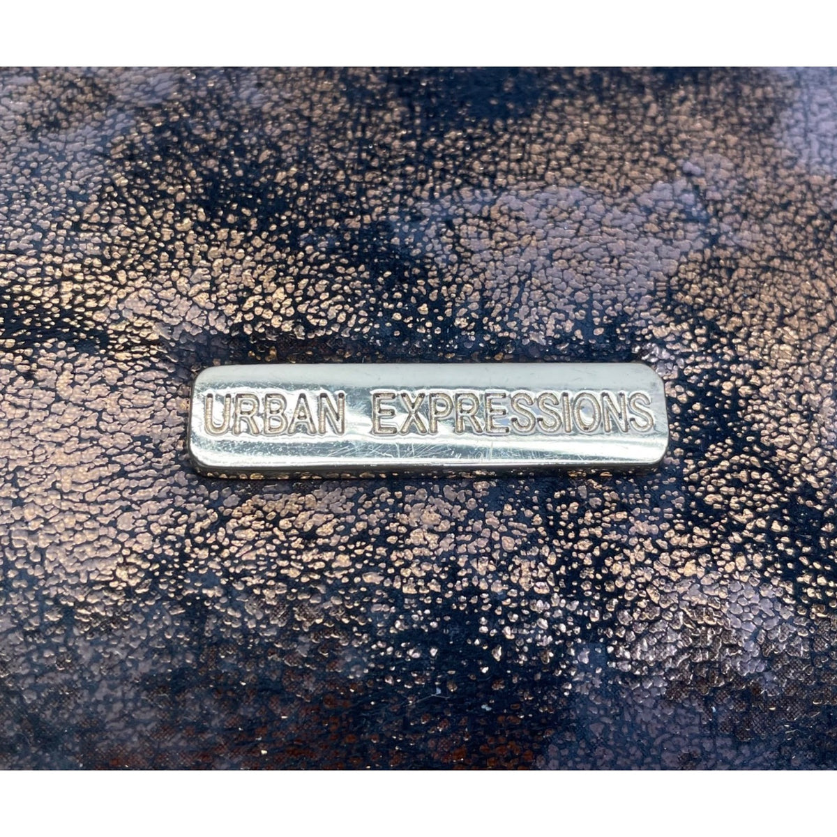 Urban Expressions Women’s Brown Lining Gold Chain Strap & Hardware Crossbody Bag