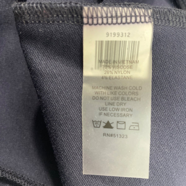 Vince Camuto Womens Classic Navy Essentials Leggings Stretch Knit Sz L - New