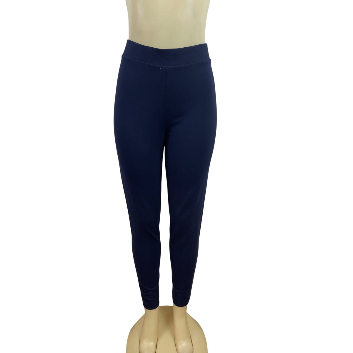 Vince Camuto Womens Classic Navy Essentials Leggings Stretch Knit Sz L - New