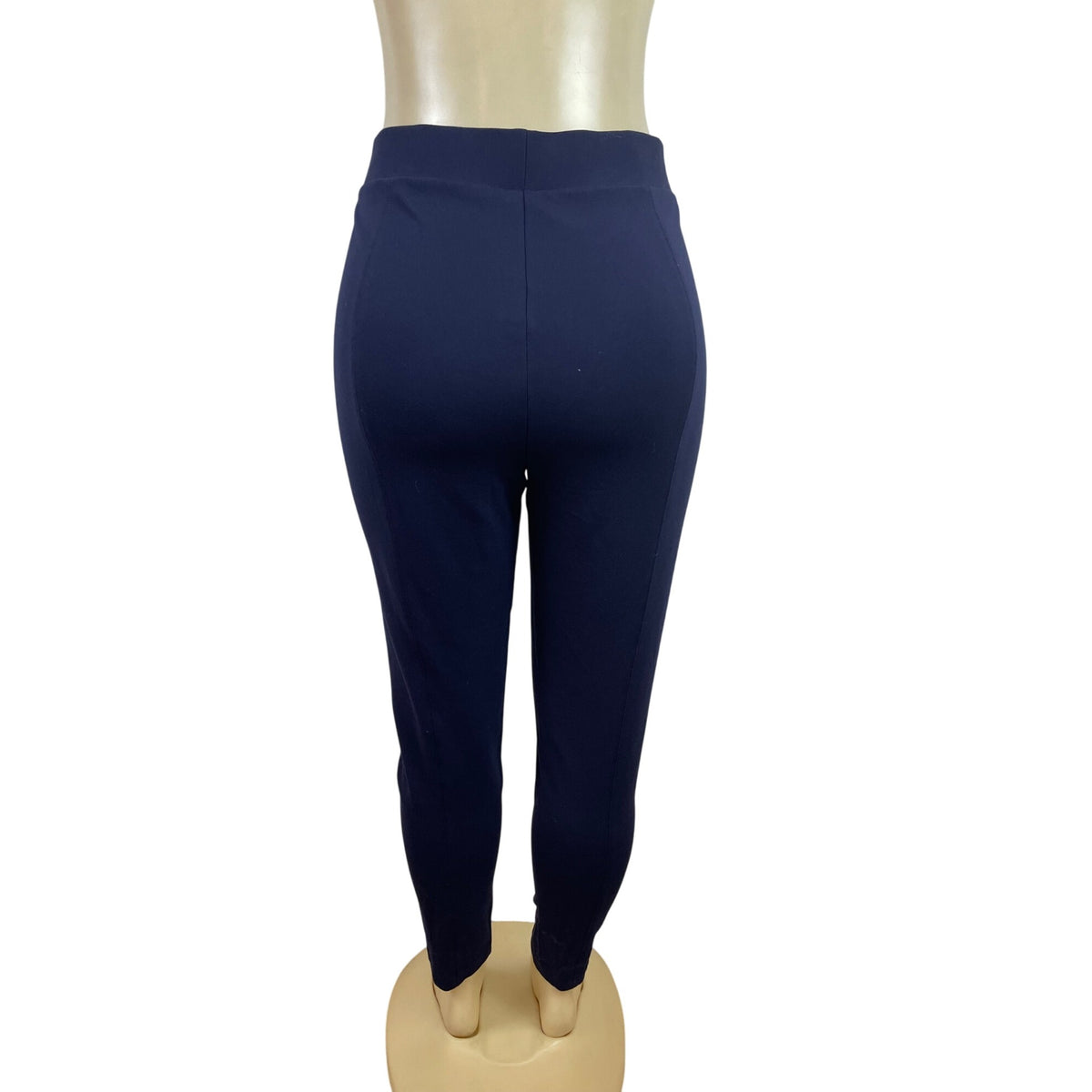 Vince Camuto Womens Classic Navy Essentials Leggings Stretch Knit Sz L - New