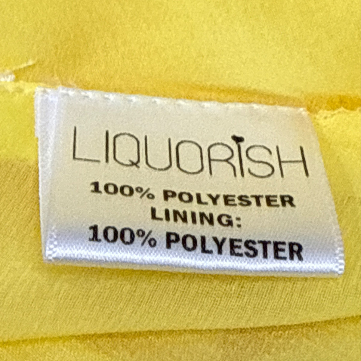 Liquorish Women’s Yellow Puff Sleeve Wrap Dress Size 8
