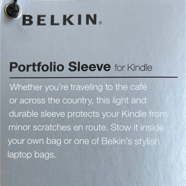 Belkin Women's Black Portfolio Sleeve Bag For Kindle Sz S - NWT