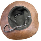 Suede Leather Handmade Australian Cowboy Western Hat Braided Band w/ Chin Strap