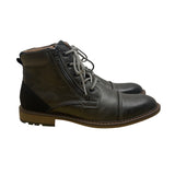 G.H. Bass & Co. Mens Grey Double Zipper Closure Lace-Up Ryan Boots 8.5M - New