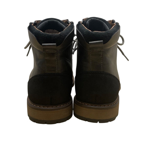 G.H. Bass & Co. Mens Grey Double Zipper Closure Lace-Up Ryan Boots 8.5M - New