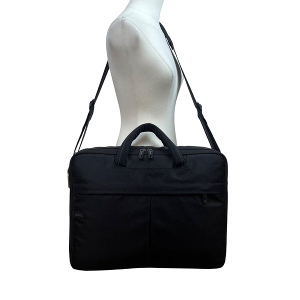 Dell Black Nylon With Handles & Multiple Compartments Work & Travel Laptop Bag