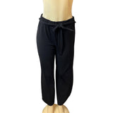 Tahari Women's Stretchable Black Poly Blend Trousers Sz M - NWT