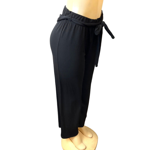 Tahari Women's Stretchable Black Poly Blend Trousers Sz M - NWT