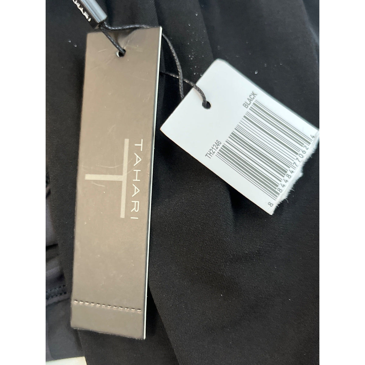 Tahari Women's Stretchable Black Poly Blend Trousers Sz M - NWT
