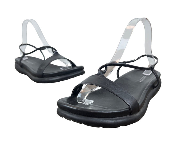 Kenneth Cole Reaction Black Trip N Dip Size 10 Womens Sandals