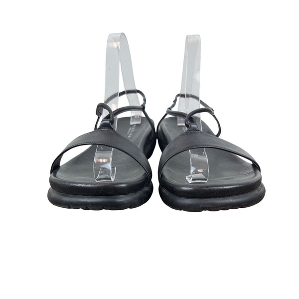 Kenneth Cole Reaction Black Trip N Dip Size 10 Womens Sandals