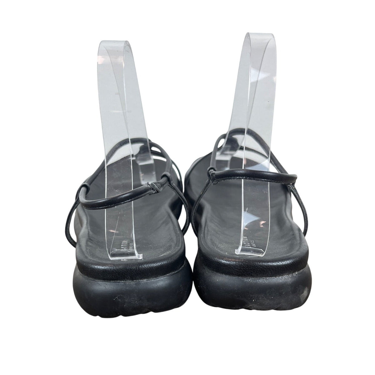 Kenneth Cole Reaction Black Trip N Dip Size 10 Womens Sandals
