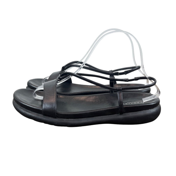 Kenneth Cole Reaction Black Trip N Dip Size 10 Womens Sandals