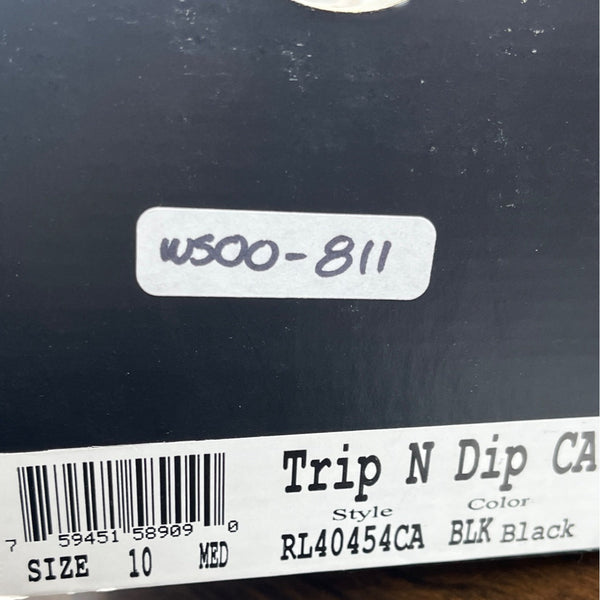 Kenneth Cole Reaction Black Trip N Dip Size 10 Womens Sandals