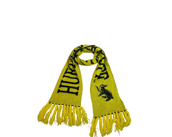 Universal Studios Harry Potter Hufflepuff Black and Yellow Reversable Scarf
