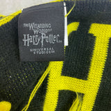 Universal Studios Harry Potter Hufflepuff Black and Yellow Reversable Scarf