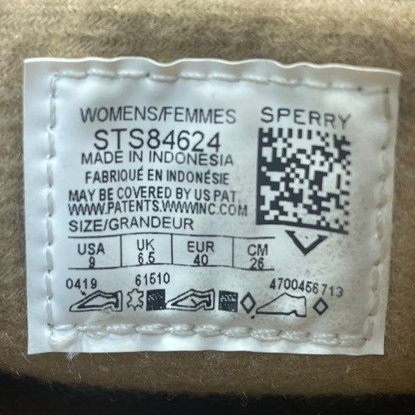 Sperry Womens Brown Bi-Tone Leather Top Sider Boat Shoes Size 9 Casual Comfort