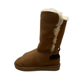Koolaburra By UGG Women’s Brown Suede & Fur Blend Trim Tall Winter Boots Size 6
